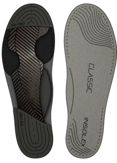 Стельки повседневные ортопедические карбоновые CLASSIC классические туфли, легкие ботинки